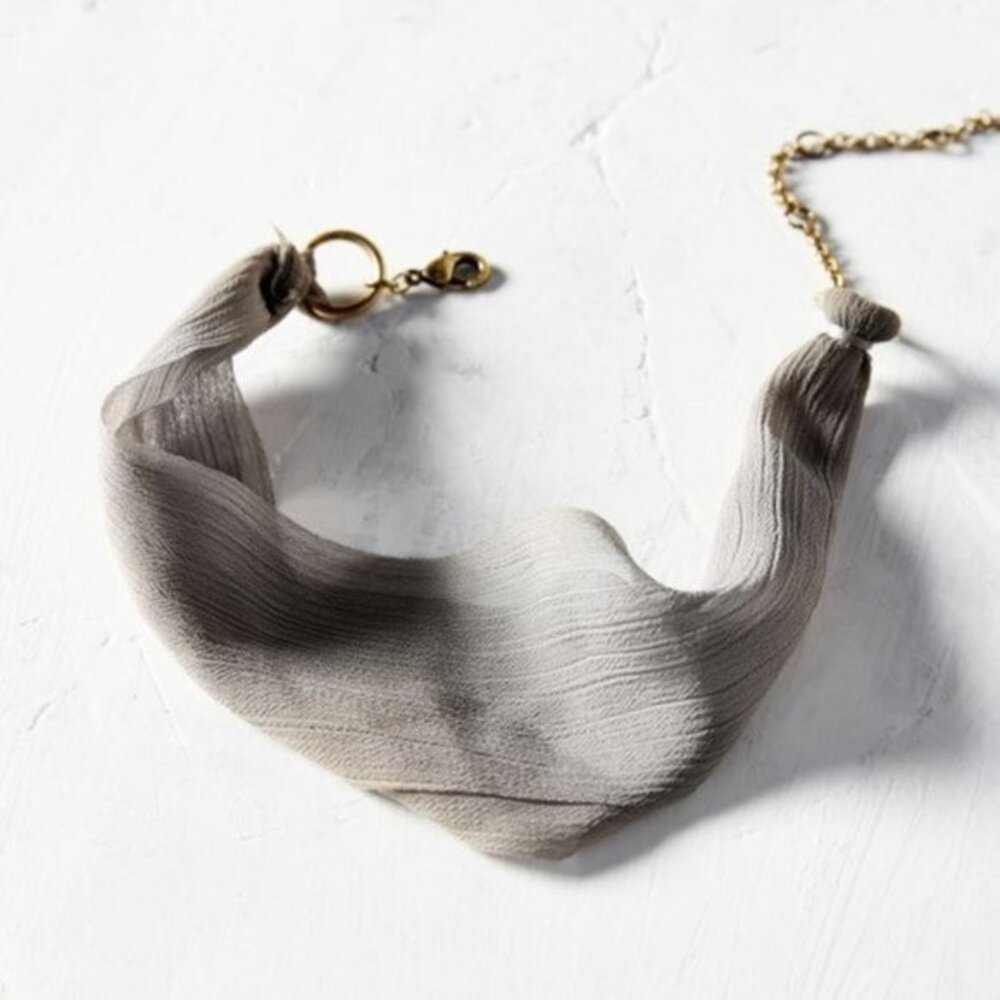 Free People Chiffon Choker Necklace
